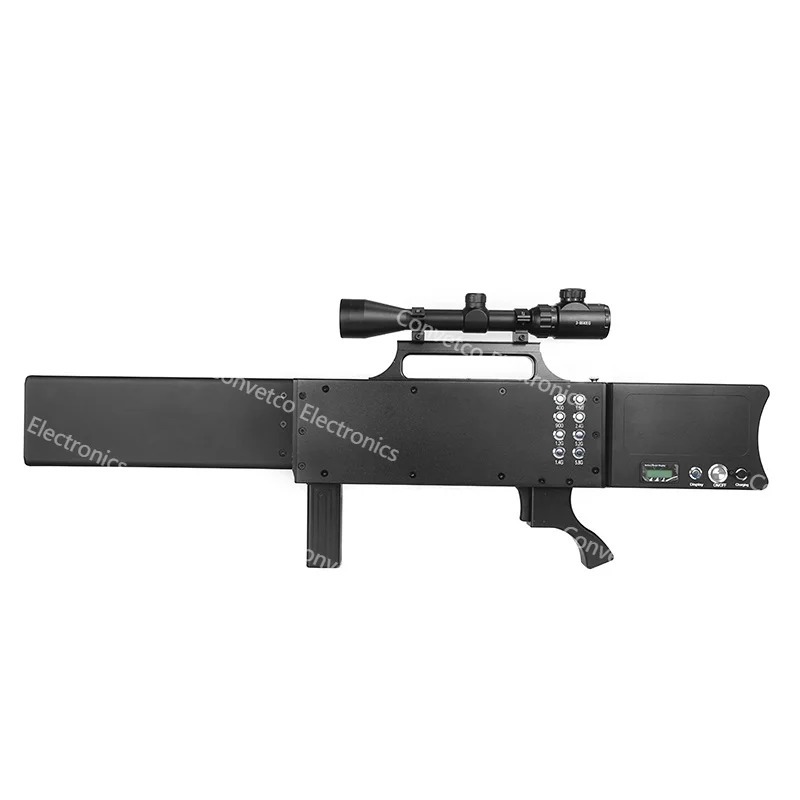 2.5km 8 Bands Drone Defense System for UAV Most Drone