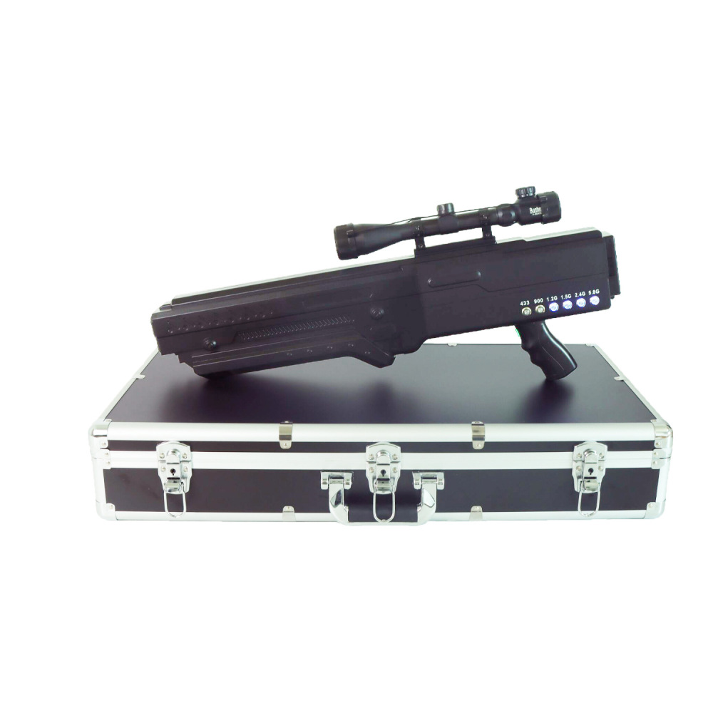 1-2km Portable drone jamming equipment, 6 band equipment for DJI Autel UAV Most Drone