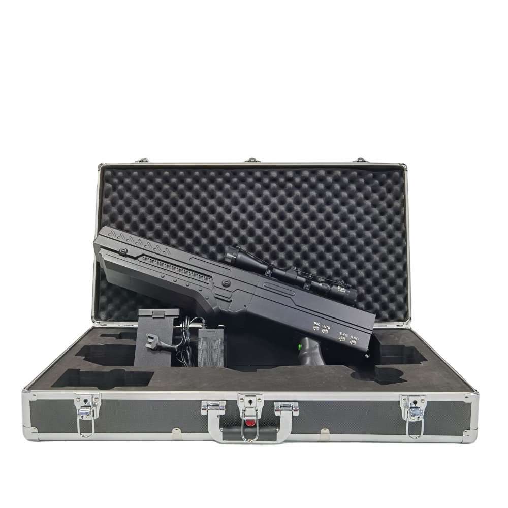 1-2km Portable drone jamming equipment, 6 band equipment for DJI Autel UAV Most Drone