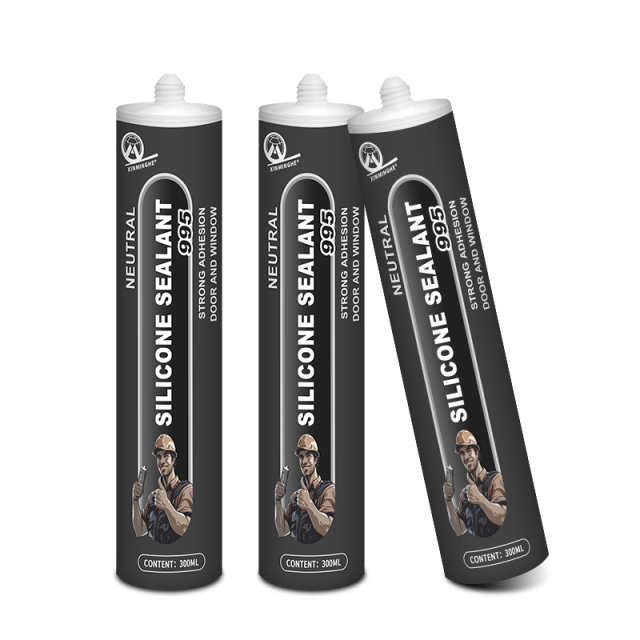 Sellador de silicona XMH 995 de bajo COV para techos blancos, relleno de grietas y huecos de vidrio, adhesivo estructural de silicona neutra de fábrica.,Sellador XMH,Sellador de silicona XMH 995 de bajo COV para techos blancos, relleno de grietas y huecos de vidrio, adhesivo estructural de silicona neutra de fábrica.