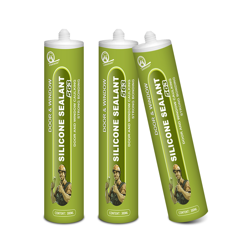 Sellador adhesivo de silicona neutra XMH 563 para ventanas y puertas, resistente a la intemperie, al agua y al calor.,Sellador XMH,Sellador adhesivo de silicona neutra XMH 563 para ventanas y puertas, resistente a la intemperie, al agua y al calor.