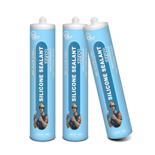 Paquete de cartuchos adhesivos selladores de silicona resistentes a la intemperie XMH 7700,Sellador XMH,Paquete de cartucho adhesivo sellador de silicona resistente a la intemperie XMH 7700