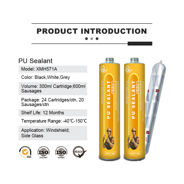 XMH 571-A PU Sealant Auto Glass Replacement for Car Repair Shop Poly Urethane Adhesive PU Caulk Seal Glue Car Windshield Sealant,XMHsealant,XMH 571-A PU Sealant Auto Glass Replacement for Car Repair Shop Poly Urethane Adhesive PU Caulk Seal Glue Car Windshield Sealant