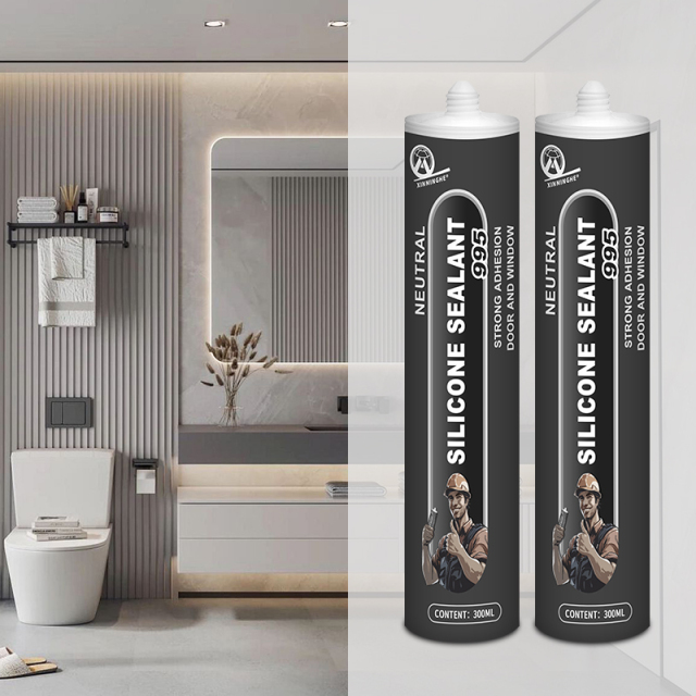 Sellador de silicona XMH 995 de bajo COV para techos blancos, relleno de grietas y huecos de vidrio, adhesivo estructural de silicona neutra de fábrica.,Sellador XMH,Sellador de silicona XMH 995 de bajo COV para techos blancos, relleno de grietas y huecos de vidrio, adhesivo estructural de silicona neutra de fábrica.