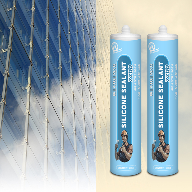 Paquete de cartuchos adhesivos selladores de silicona resistentes a la intemperie XMH 7700,Sellador XMH,Paquete de cartucho adhesivo sellador de silicona resistente a la intemperie XMH 7700