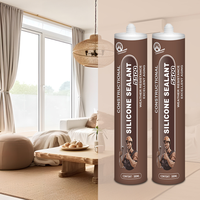 Sellador de silicona XMH 5500, resistente al agua, al moho y a la intemperie, adhesivo y sellador de silicona de fuerte adhesión.,Sellador XMH,Sellador de silicona XMH 5500, resistente al agua, al moho y a la intemperie, adhesivo y sellador de silicona de fuerte adhesión.