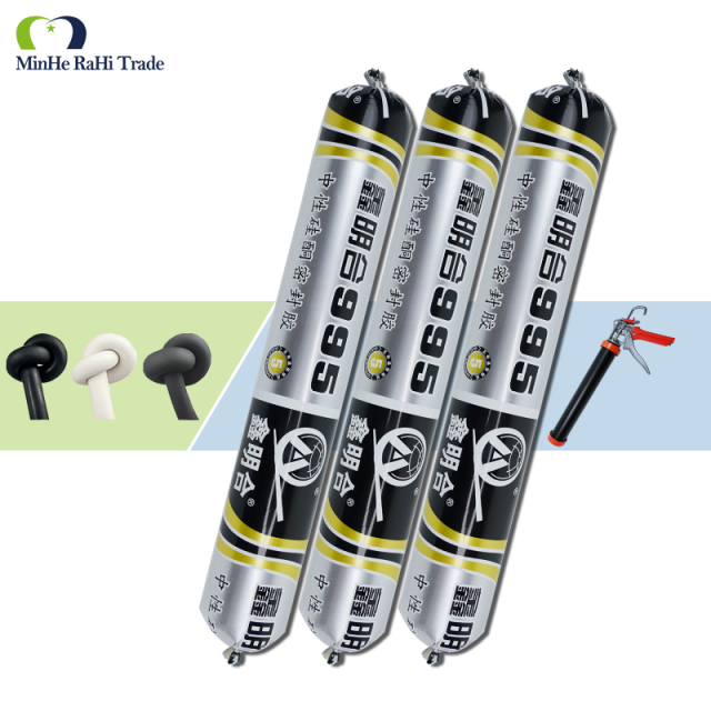 Sellador de silicona XMH 995 para muro cortina de acero, ventana de vidrio, sellador de silicona neutro RTV, adhesivo de relleno, resistente al agua y al moho.,Sellador XMH,Sellador de silicona XMH 995 para muro cortina de acero, ventana de vidrio, sellador de silicona neutro RTV, adhesivo de relleno, resistente al agua y al moho.