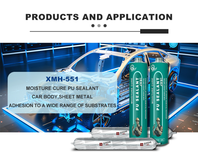 MH551 polyurethane sealant anti-ultraviolet no sample waterproof car gap filling metal caulking body sealing polyurethane polyurethane sealant,XMHsealant,MH551 PU Sealant – UV-Resistant & Waterproof
