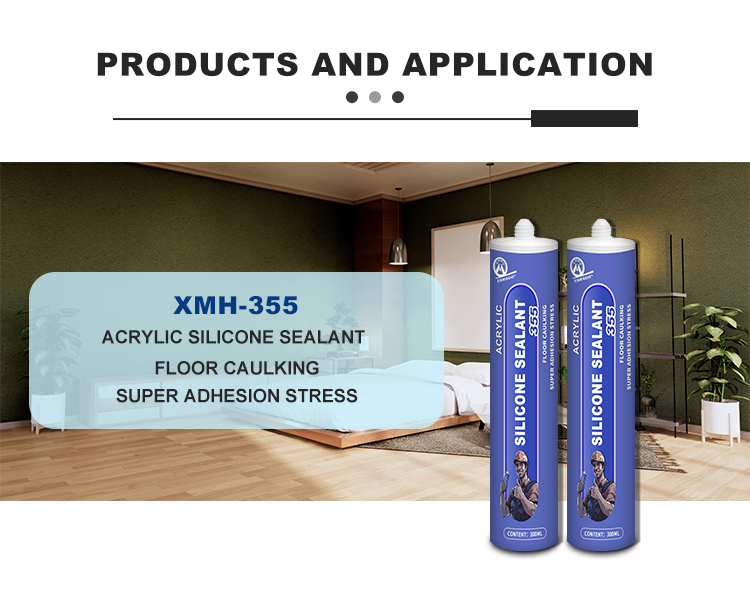 MH355 Acrylic Sealant Anti-Fungal Solvent-Free Water-Based Window and Door Acrylic Mastic Caulk Chocolate Acrylic Sealant,XMHsealant,Anti-Fungal Water-Based Acrylic Sealant for Windows and Doors | Strong Adhesion & Easy Application