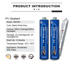 MH881 polyurethane sealant 10 oz German high quality anti-rust new car auto glass windshield marine polyurethane caulking sealant transparent black,XMHsealant,High-Quality Polyurethane Sealant for Auto Glass (PU)
