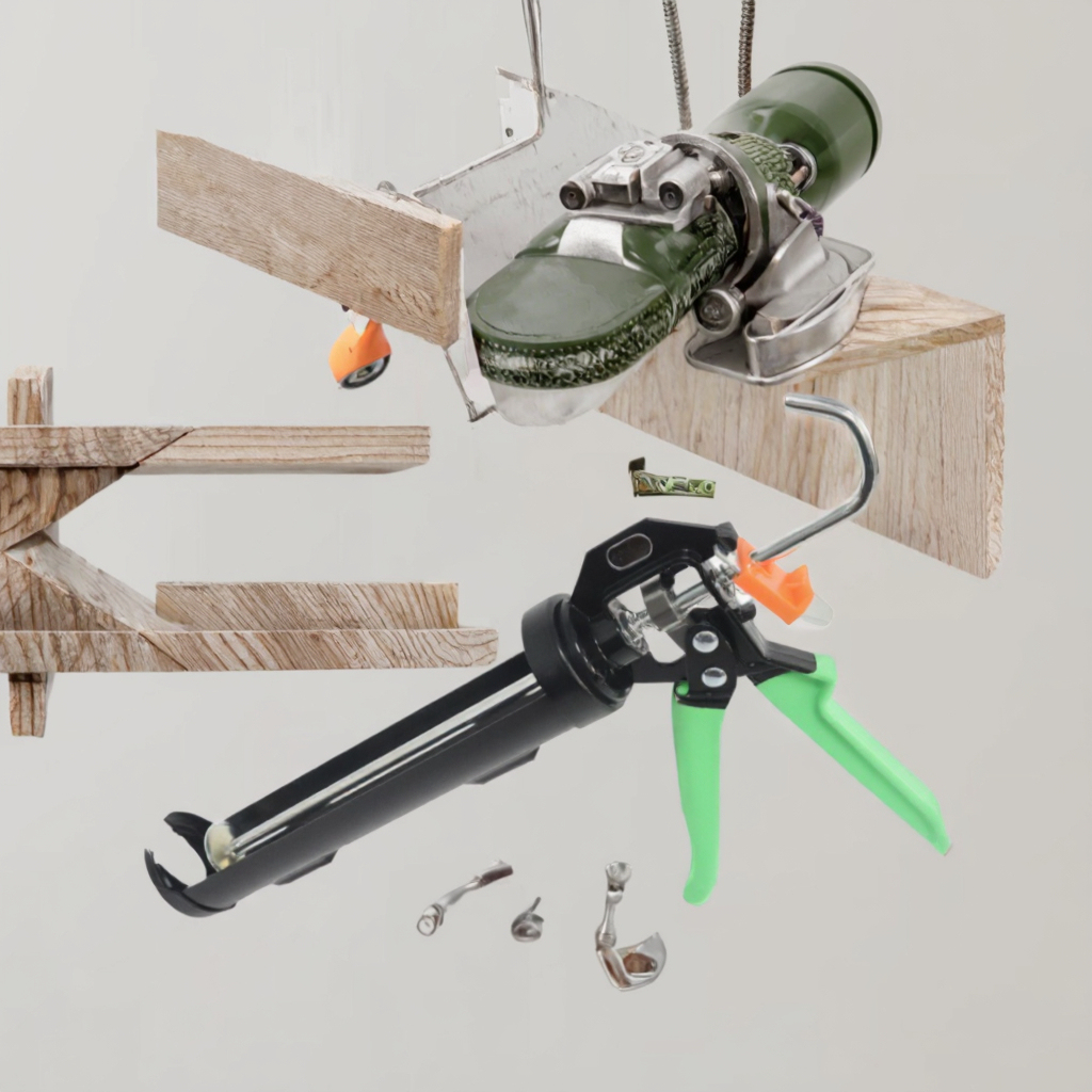 9″ Industrial Manual Caulking Gun 310ml | SYQ‑01 Smooth Rod Plunger 12:1 Thrust Ratio,XMHsealant,9″ Industrial Manual Caulking Gun 310ml | SYQ‑01 Smooth Rod Plunger 12:1 Thrust Ratio