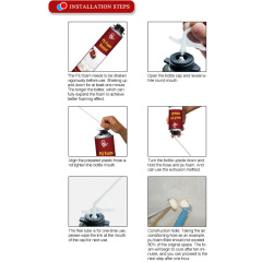 Adhesivo para espuma de poliuretano MH, espuma de poliuretano en aerosol de celda cerrada económica, aislamiento de espuma de poliuretano retardante de llama para instalación.,Sellador XMH,Adhesivo para espuma de poliuretano MH, espuma de poliuretano en aerosol de celda cerrada económica, aislamiento de espuma de poliuretano retardante de llama para instalación.