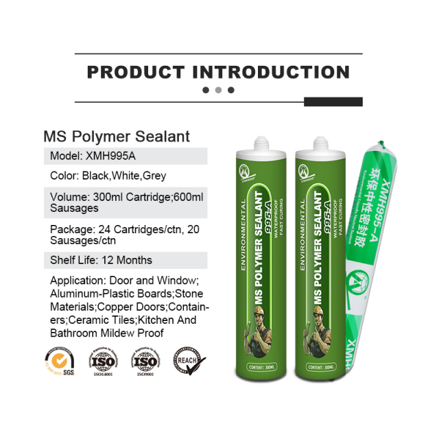 MH995A UV‑Resistant MS Sealant | Modified Hybrid Polymer Paintable Waterproof Sealant,XMHsealant,MH995A UV‑Resistant MS Sealant | Modified Hybrid Polymer Paintable Waterproof Sealant