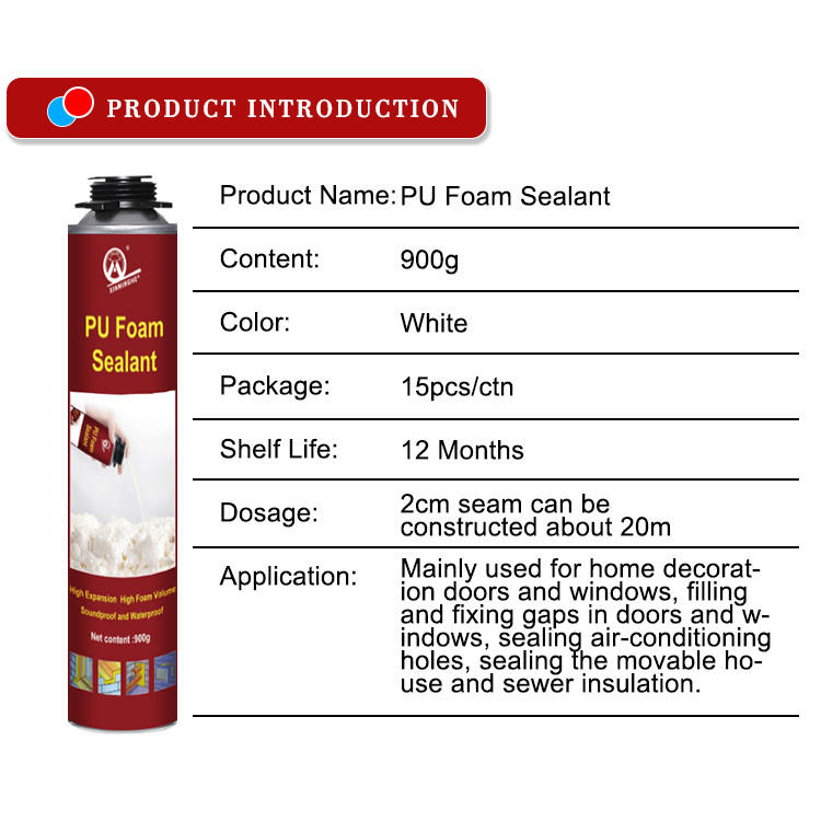 PU Foam Spray Sealant for Doors & Windows | Polyurethane Foam Manufacturer,XMHsealant,PU Foam Spray Sealant for Doors & Windows | Polyurethane Foam Manufacturer