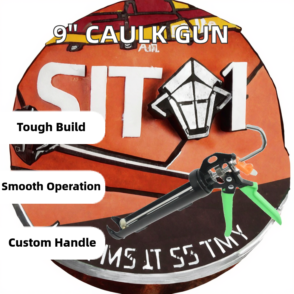 9″ Industrial Manual Caulking Gun 310ml | SYQ‑01 Smooth Rod Plunger 12:1 Thrust Ratio,XMHsealant,9″ Industrial Manual Caulking Gun 310ml | SYQ‑01 Smooth Rod Plunger 12:1 Thrust Ratio