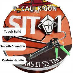 9″ Industrial Manual Caulking Gun 310ml | SYQ‑01 Smooth Rod Plunger 12:1 Thrust Ratio,XMHsealant,9″ Industrial Manual Caulking Gun 310ml | SYQ‑01 Smooth Rod Plunger 12:1 Thrust Ratio