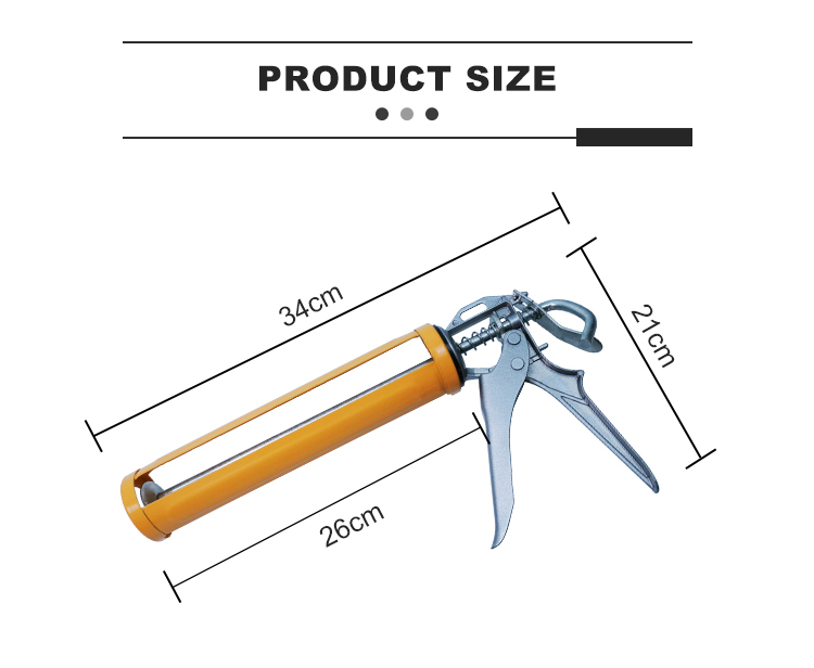 Heavy Duty Stainless Steel Sealant Gun | PU & Polyurethane Caulking Tool for Auto & Glass,XMHsealant,Heavy Duty Stainless Steel Sealant Gun | PU & Polyurethane Caulking Tool for Auto & Glass