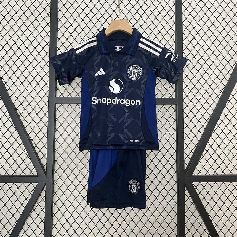 【Adult / Kids Kit】24/25 Manchester United Away Jersey