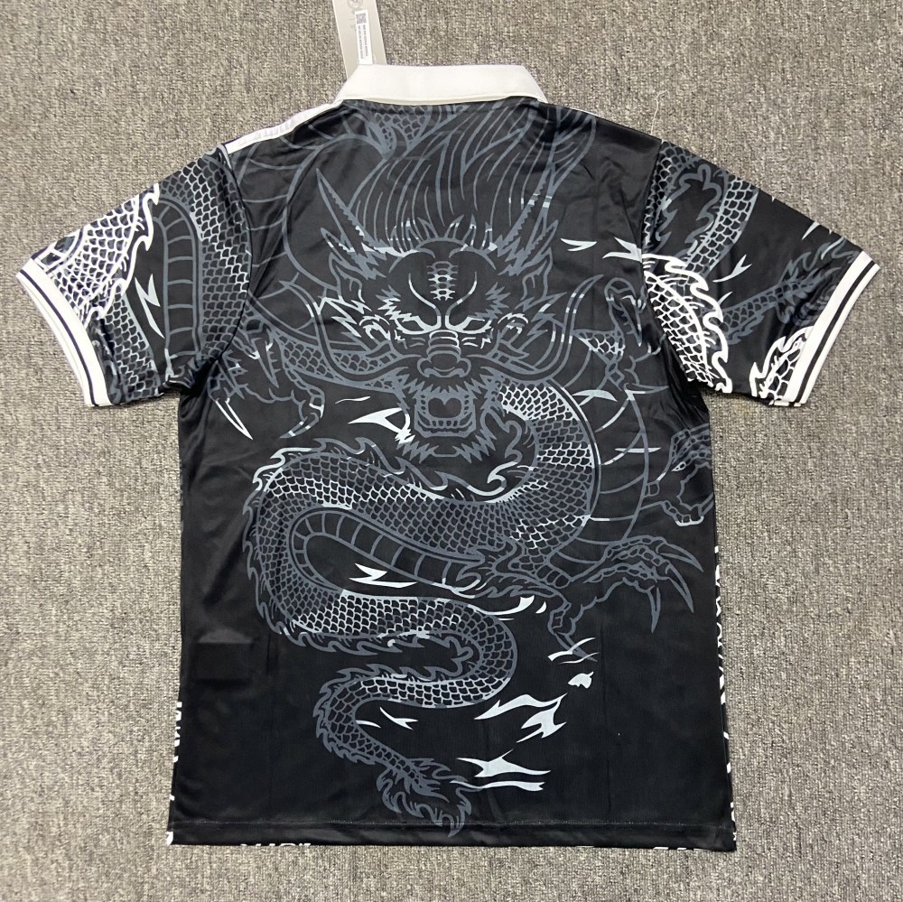 (S-3XL) 1:1 Copy Top Quality 2025/2026 Real Madrid Black Dragon