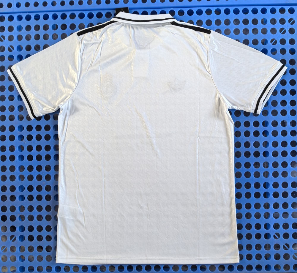 (S-3XL) 1:1 Copy Top Quality 2025/2026  Real Madrid white POLO