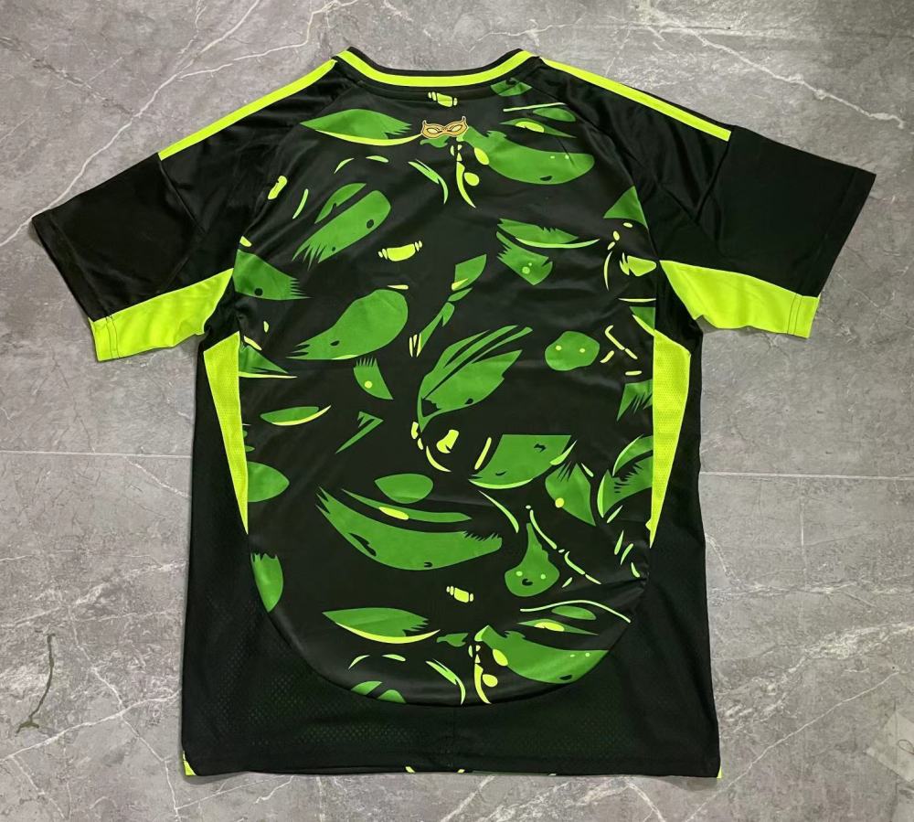 (S-3XL) 1:1 Copy Top Quality 2025/2026 Real Madrid Green Ninja Turtles