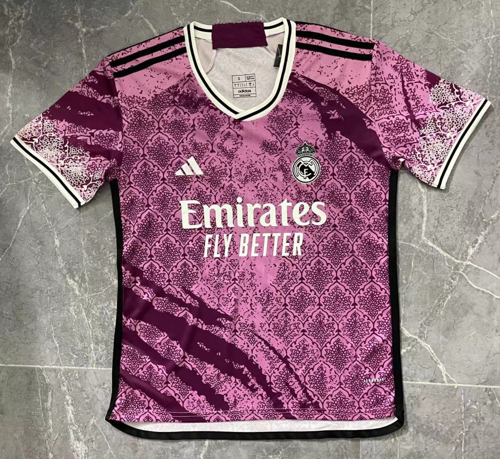 (S-3XL) 1:1 Copy Top Quality 2025/2026 Real Madrid purple training jersey