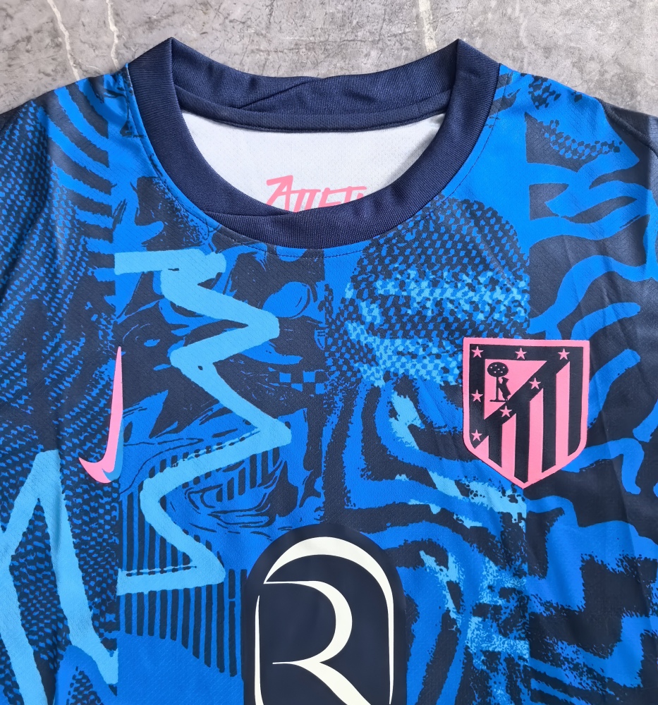 (S-3XL) 1:1 Copy Top Quality 2025/2026 Atlético Madrid's third kit