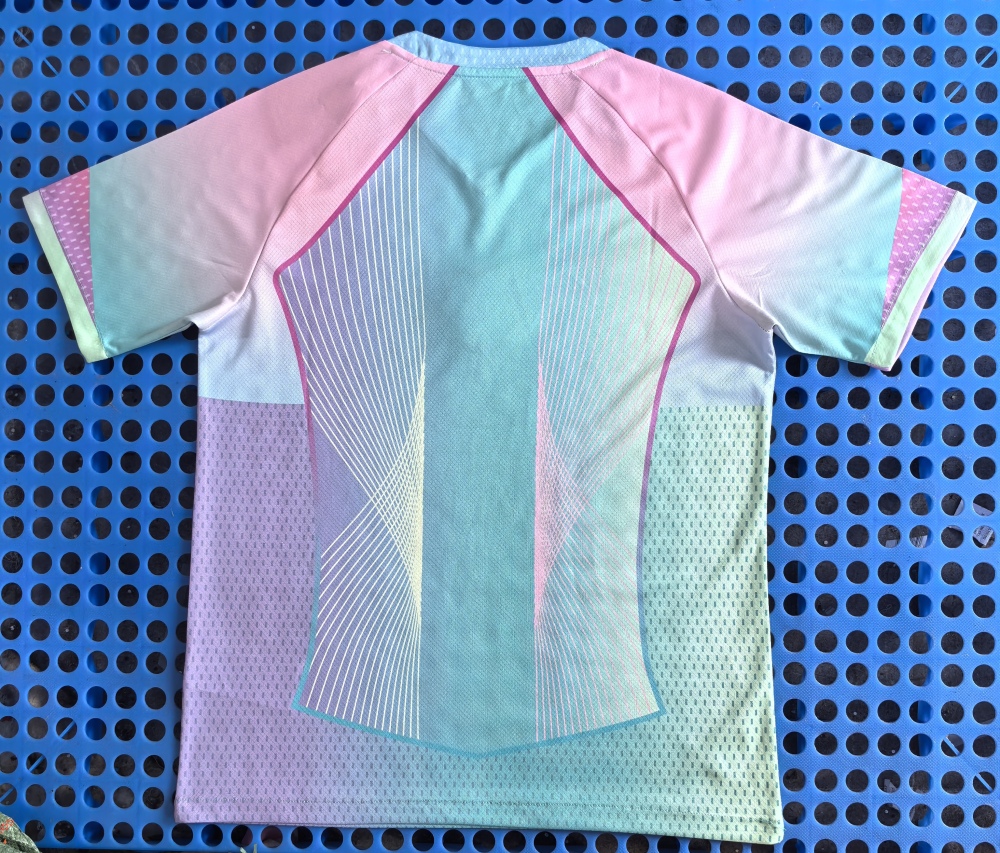 (S-3XL) 1:1 Copy Top Quality 2025/2026 Barcelona conceptual version (gradient pink and green)
