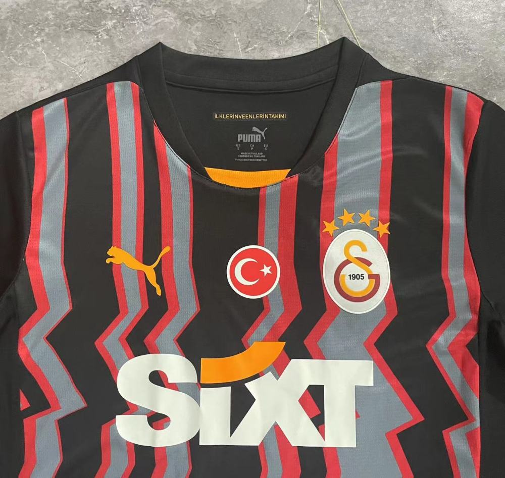 (S-3XL) 1:1 Copy Top Quality 2025/2026 Galatasaray's second away kit