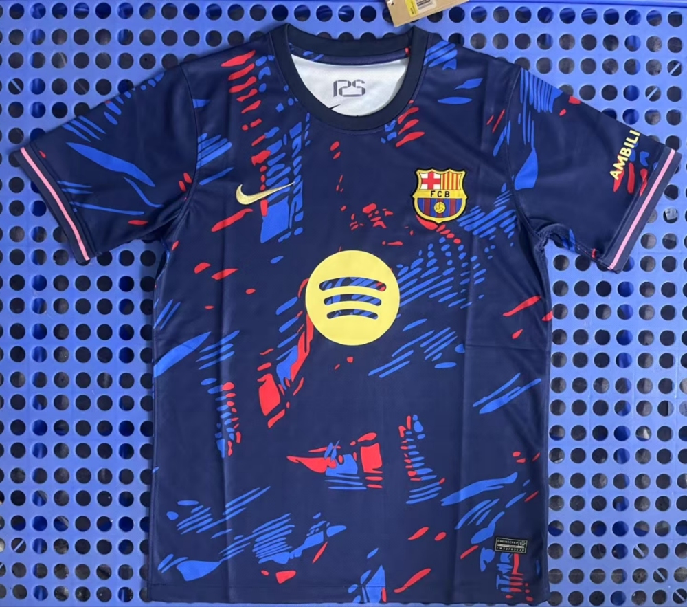 (S-3XL) 1:1 Copy Top Quality 2025/2026 Barcelona's colorful training kits