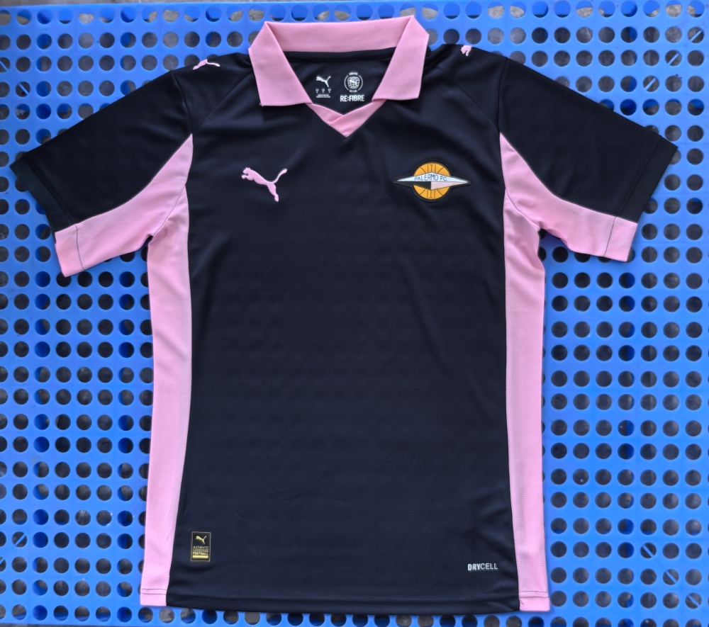 (S-3XL) 1:1 Copy Top Quality 2025/2026 Palermo's away kit