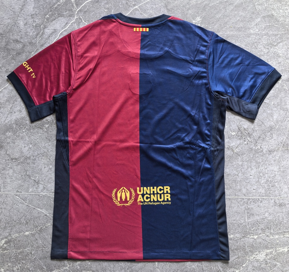 (S-3XL) 1:1 Copy Top Quality 2025/2026 Barcelona's new home advertising