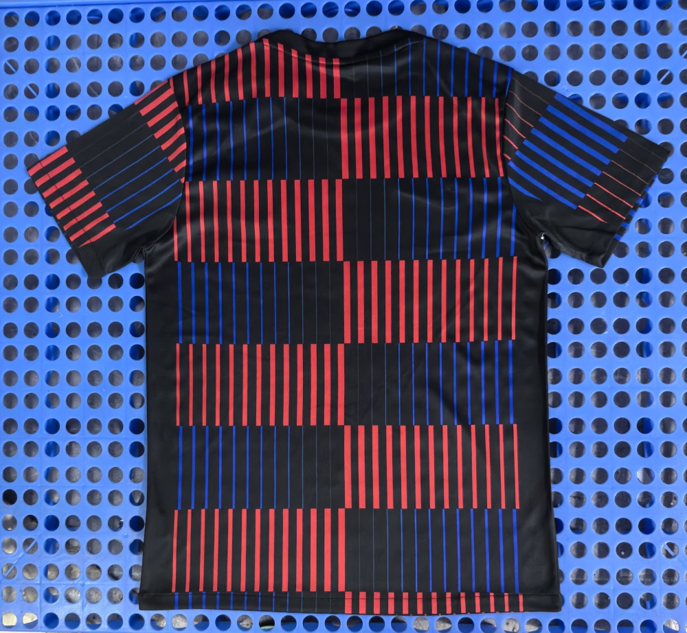 (S-3XL) 1:1 Copy Top Quality 2025/2026 Barcelona red and blue checkered training jersey