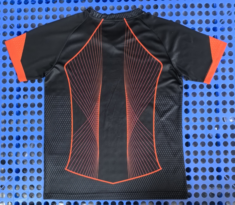 (S-3XL) 1:1 Copy Top Quality 2025/2026 Barcelona conceptual version (black and orange)