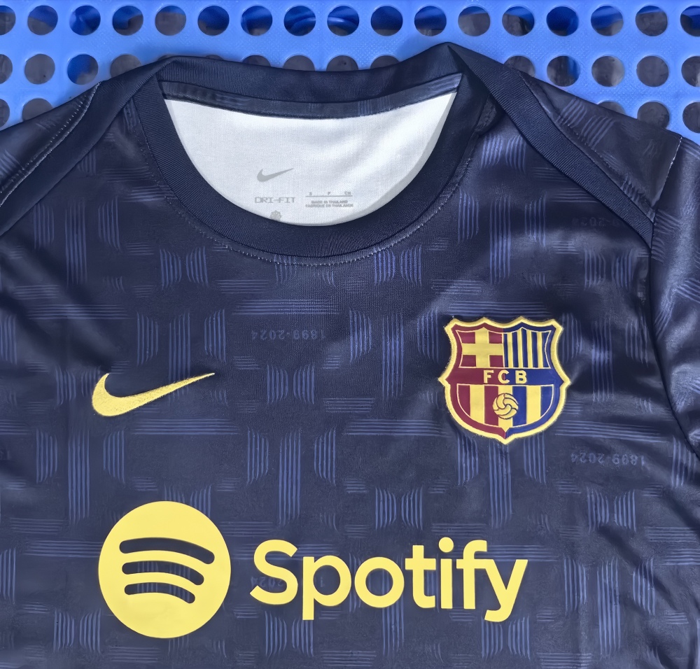 (S-3XL) 1:1 Copy Top Quality 2025/2026 Barcelona navy blue training jersey