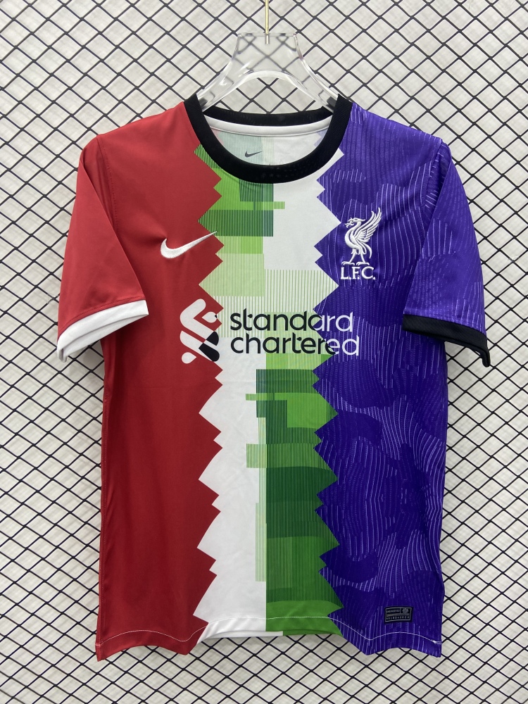 (S-3XL) 1:1 Copy Top Quality 2025/2026 Liverpool's three-colour special edition