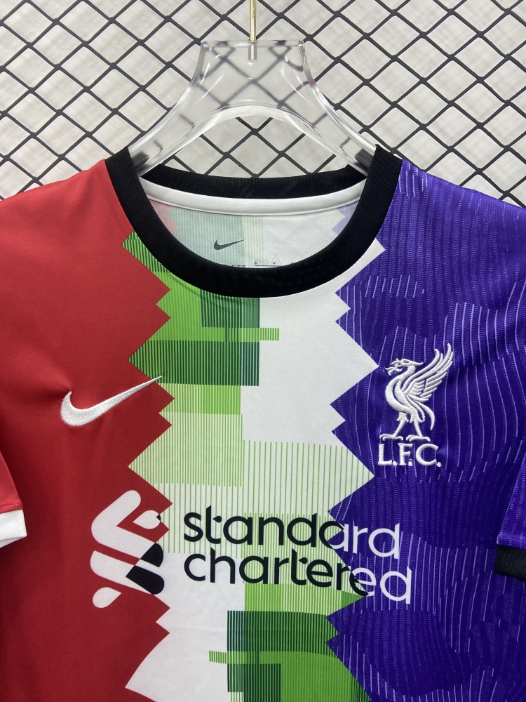 (S-3XL) 1:1 Copy Top Quality 2025/2026 Liverpool's three-colour special edition