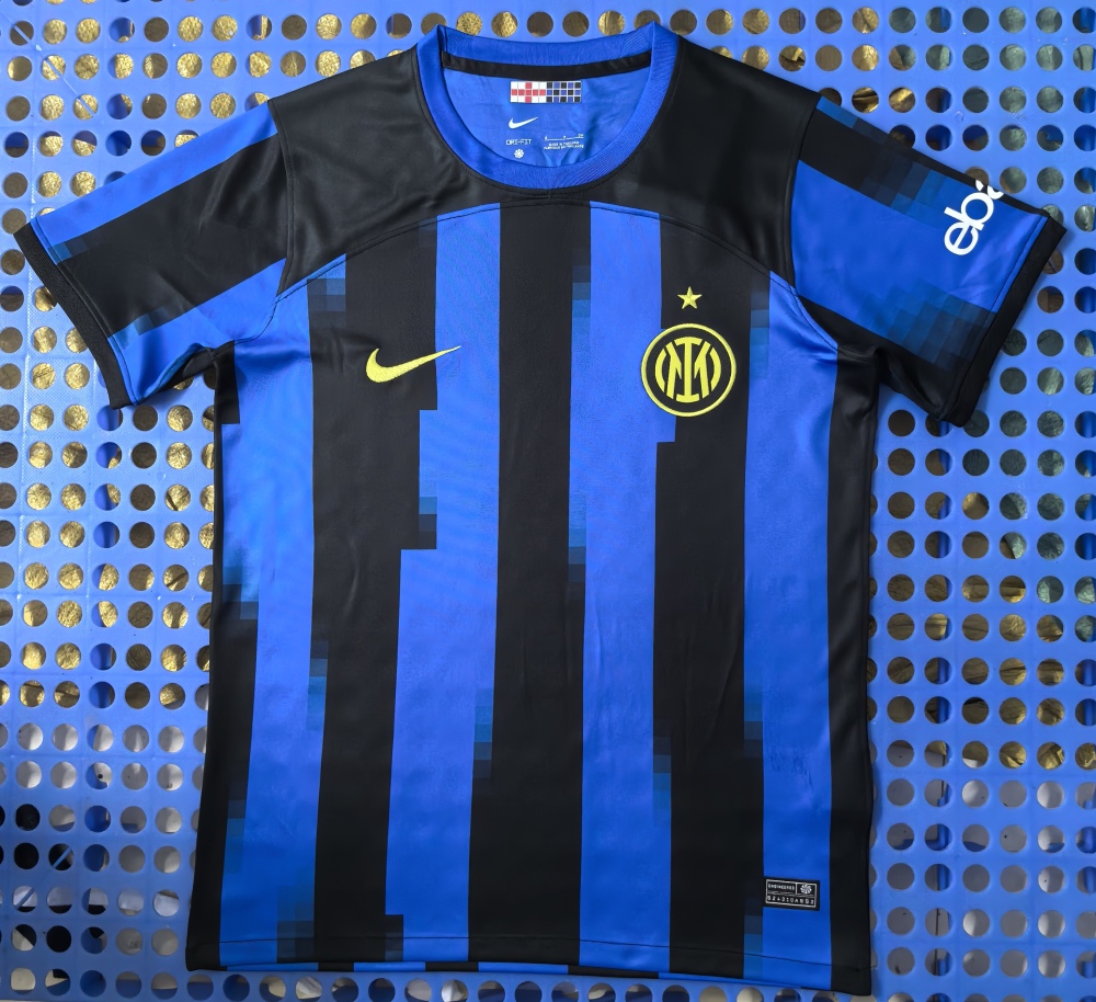 (S-3XL) 1:1 Copy Top Quality 2025/2026 Inter Milan home jersey without advertisement