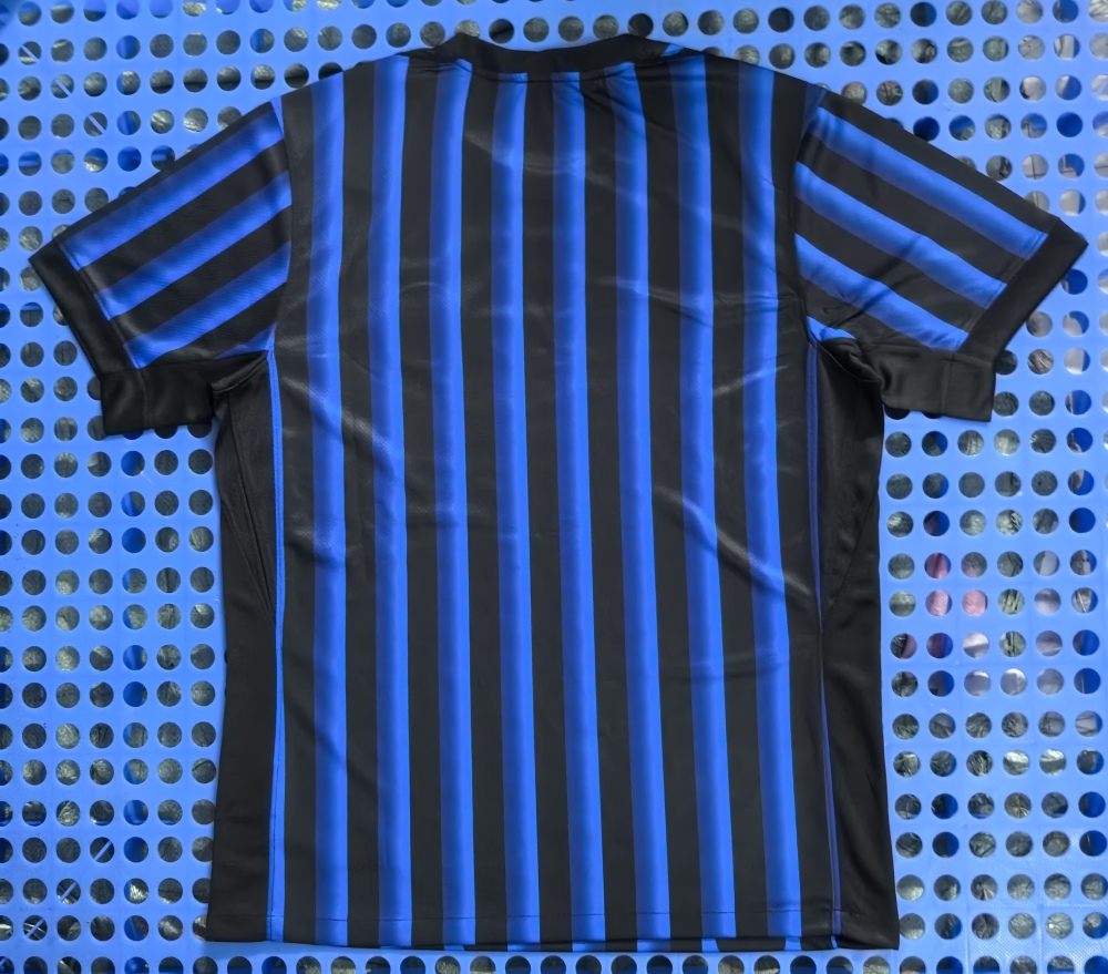 (S-3XL) 1:1 Copy Top Quality 2025/2026 Inter Milan home jersey with advertisement