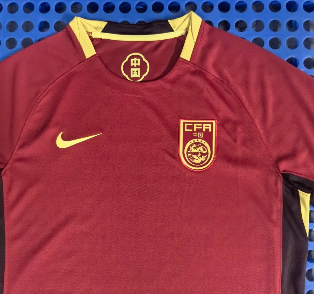 (S-3XL) 1:1 Copy Top Quality 2025/2026 Chinese team's home jersey