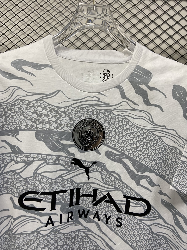 (S-3XL) 1:1 Copy Top Quality 2025/2026 Manchester City Year of the Dragon Edition