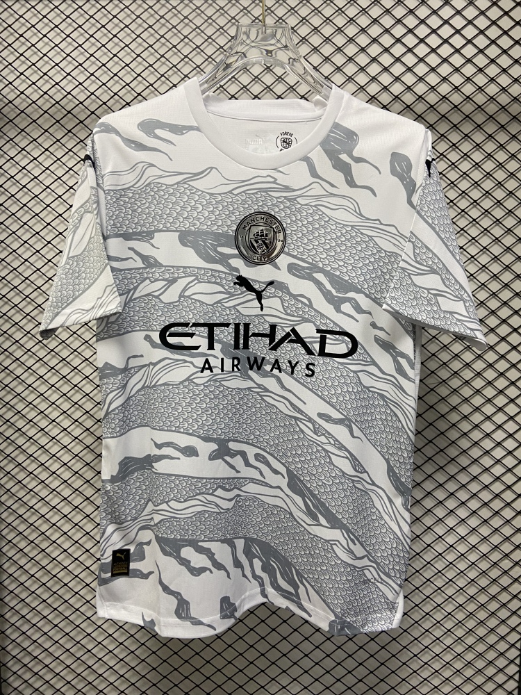 (S-3XL) 1:1 Copy Top Quality 2025/2026 Manchester City Year of the Dragon Edition