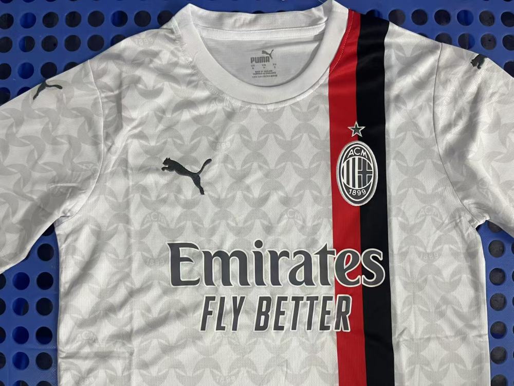 (S-3XL) 1:1 Copy Top Quality 2025/2026 AC Milan away game