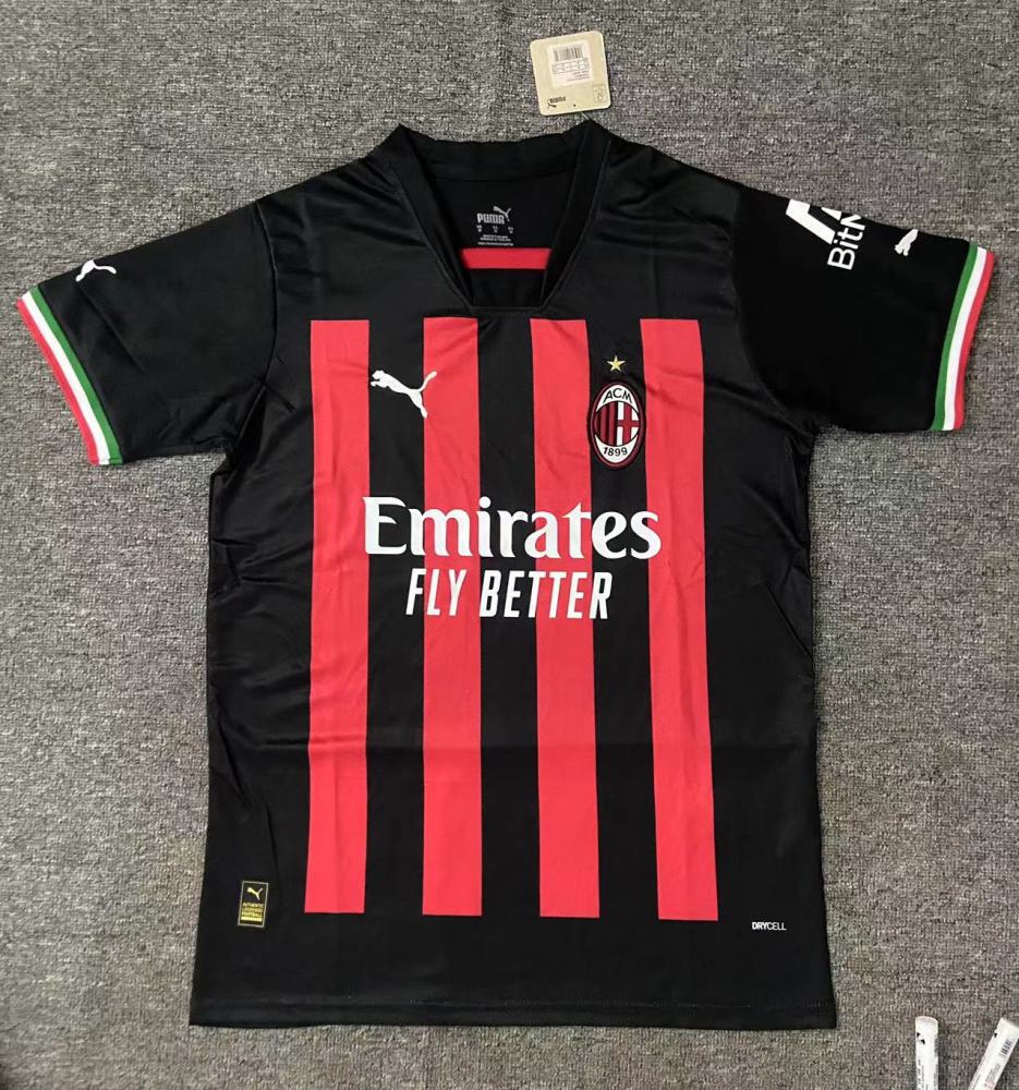 (S-3XL) 1:1 Copy Top Quality 2025/2026 AC Milan home jersey