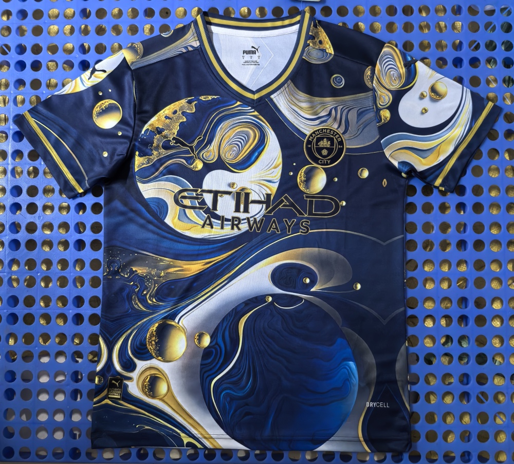 (S-3XL) 1:1 Copy Top Quality 2025/2026 Manchester City Universe Special Edition