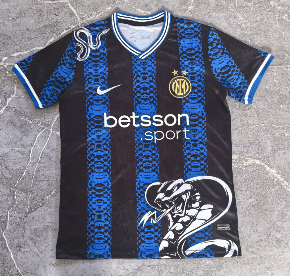 (S-3XL) 1:1 Copy Top Quality 2025/2026 Inter Milan Cobra Special Edition