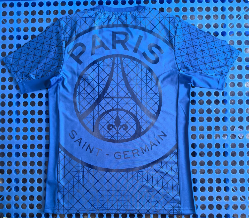 (S-3XL) 1:1 Copy Top Quality 2025/2026 Paris Cyan Blue Special Edition