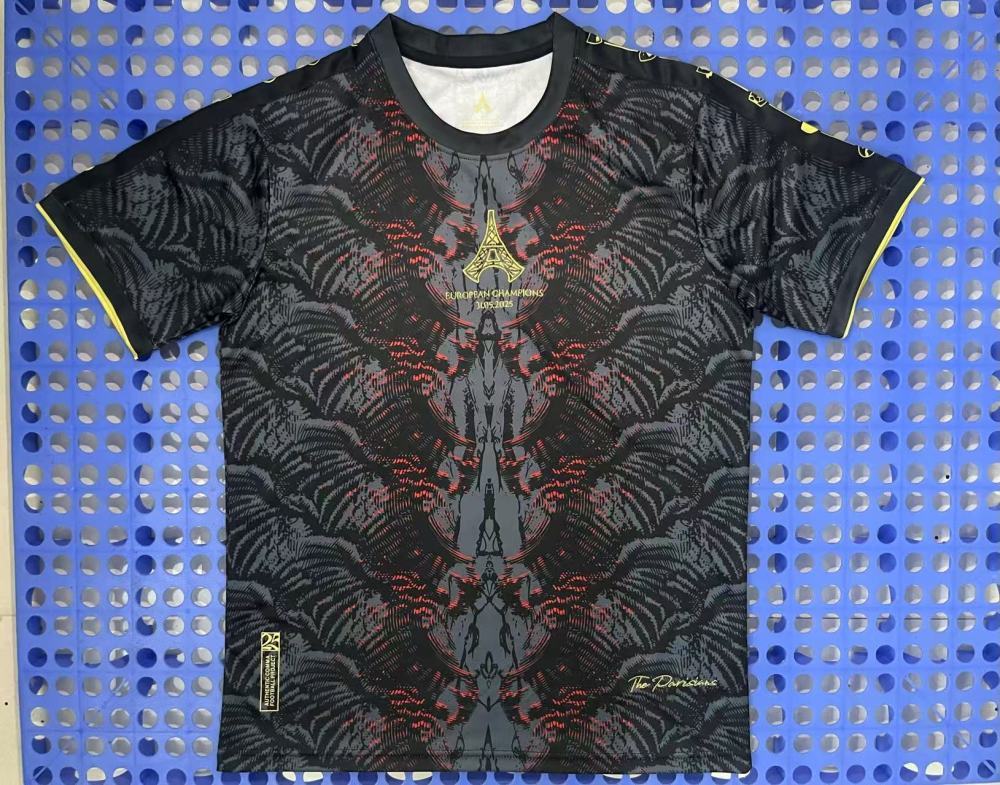 (S-3XL) 1:1 Copy Top Quality 2025/2026 Paris Champions Edition T-shirt