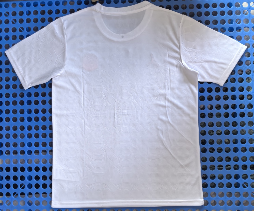(S-3XL) 1:1 Copy Top Quality 2025/2026 Paris White T-shirt Special Edition