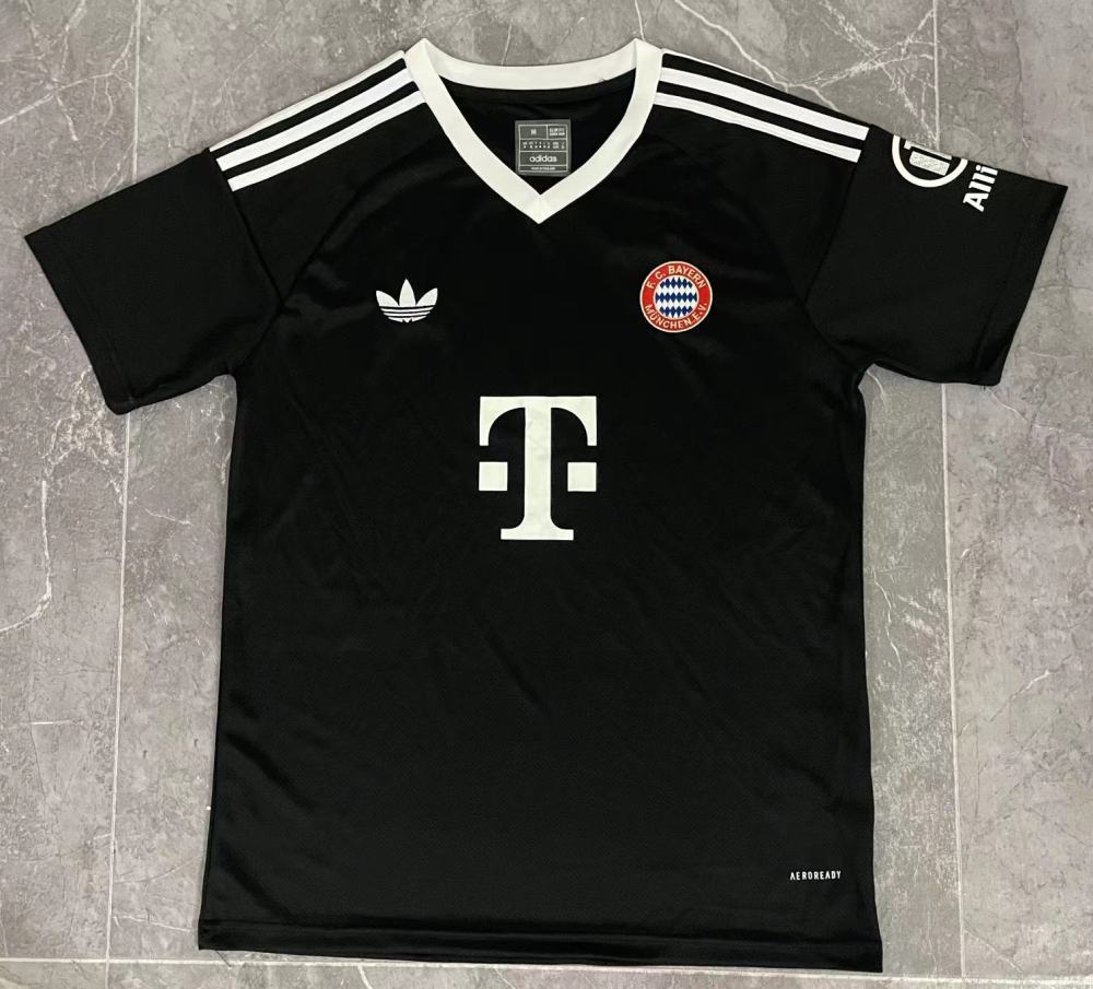 (S-3XL) 1:1 Copy Top Quality 2025/2026 Bayern goalkeeper black